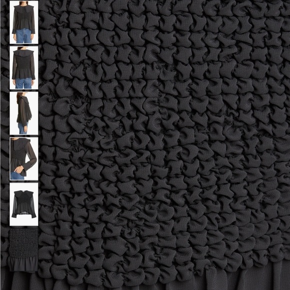 Ganni Phantom Ruffled Collar Blouse - Picture 12 of 14